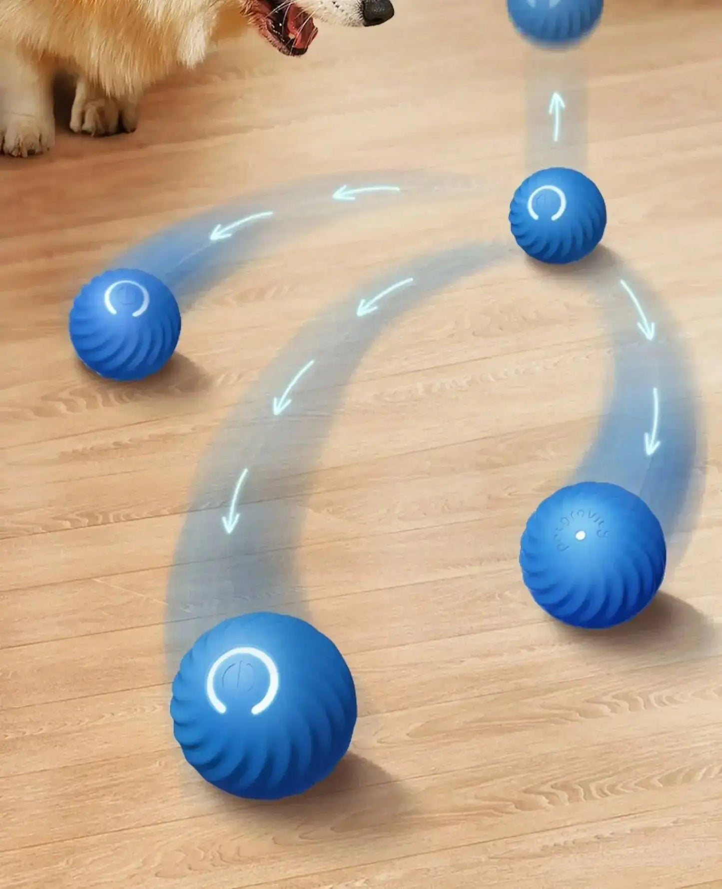 Smart Dog Toy Ball Electronic Interactive Pet Toy Moving Ball USB Automatic Moving Jumping Bouncing