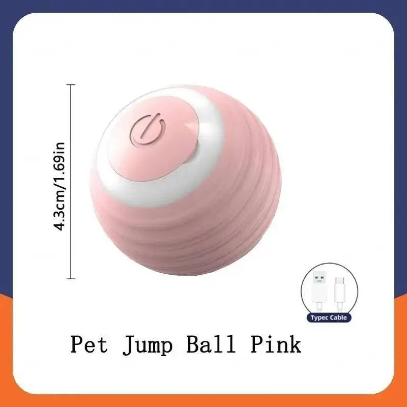 Smart Dog Toy Ball Electronic Interactive Pet Toy Moving Ball USB Automatic Moving Jumping Bouncing