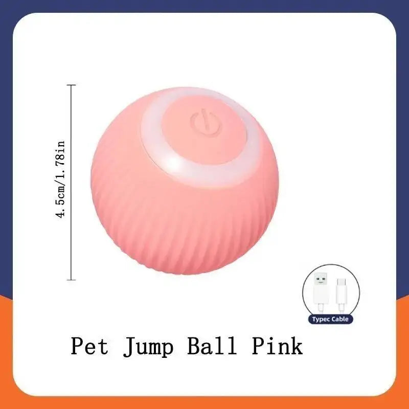 Smart Dog Toy Ball Electronic Interactive Pet Toy Moving Ball USB Automatic Moving Jumping Bouncing